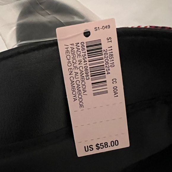 Victoria’s Secret red plaid tote bag. NWT. - Picture 6 of 7